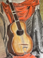Martwa natura z gitarą