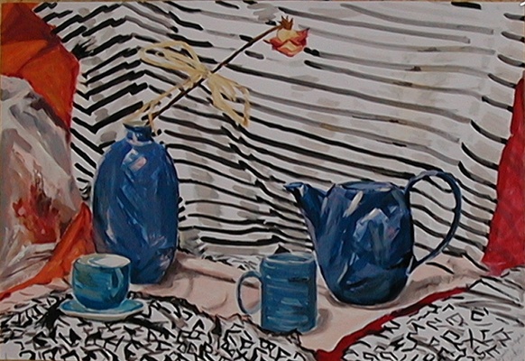Martwa natura (niebieska)